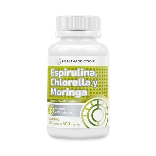 Espirulina Moringa y Chlorella